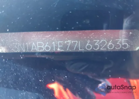 2007 Nissan Sentra 2.0S from USA, damaged, VIN 3N1AB61E77L632635